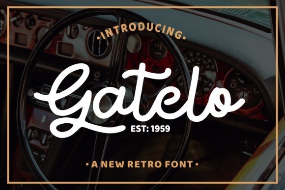 Gatelo Retro Font