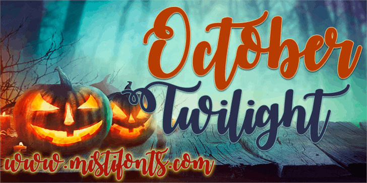 October Twilight Font Free