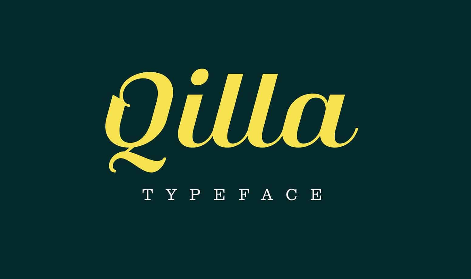 Qilla Typeface Free Download