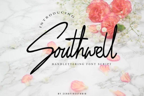 Southwell Monoline Signature Font