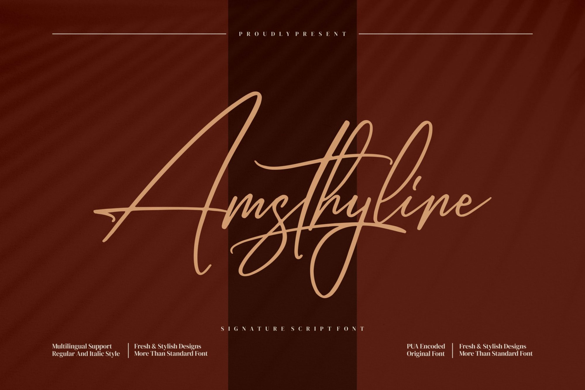 Amsthyline Font
