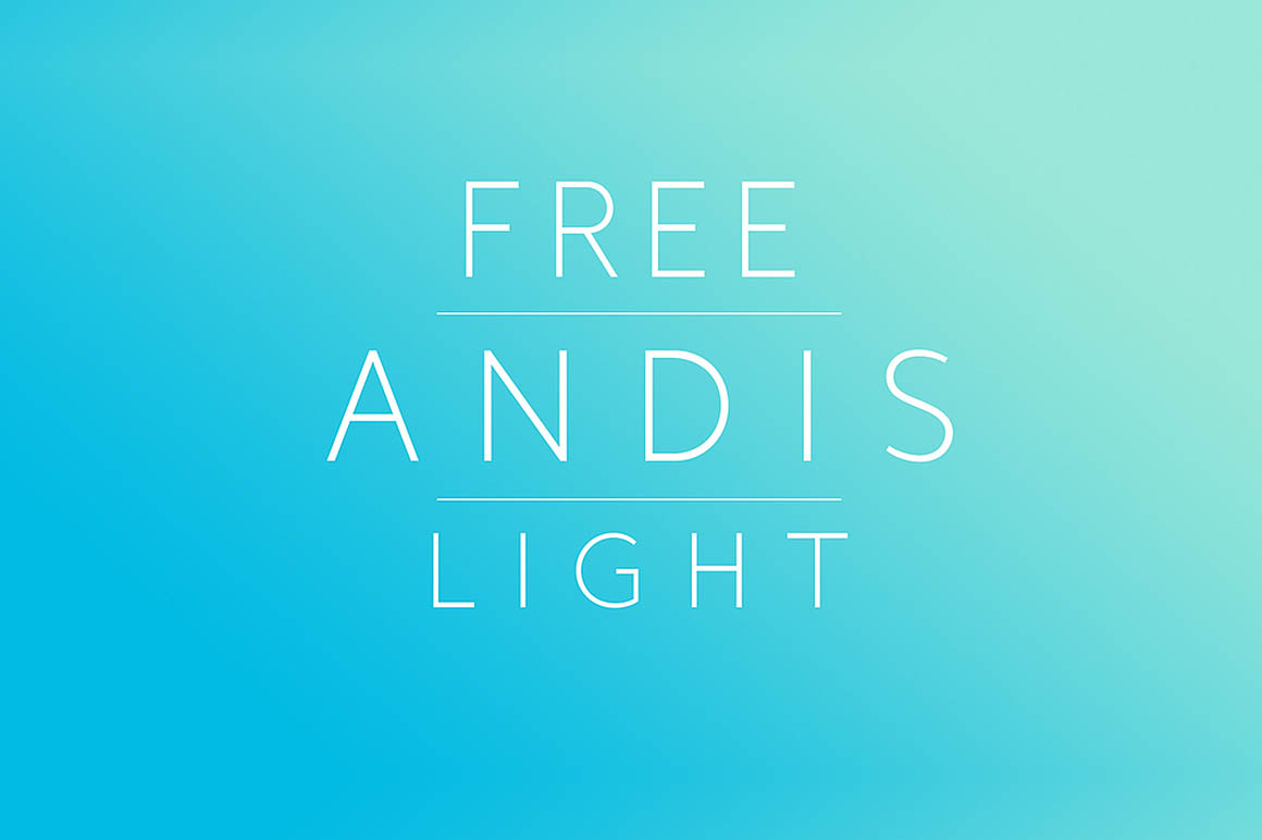Andis Light Font