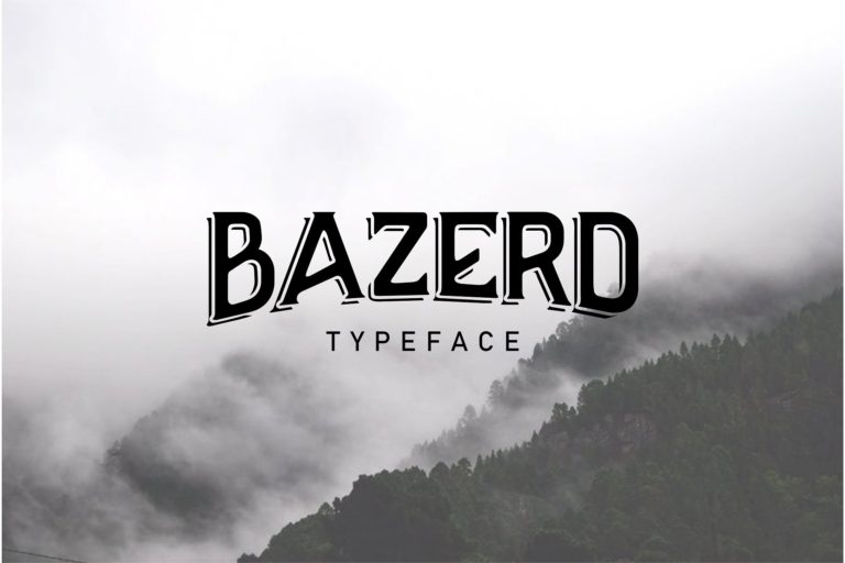 BAZERD Typeface