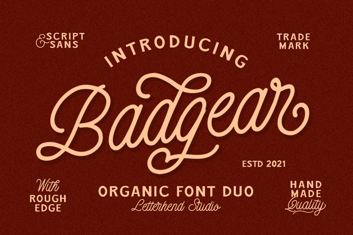 Badgear Font Duo