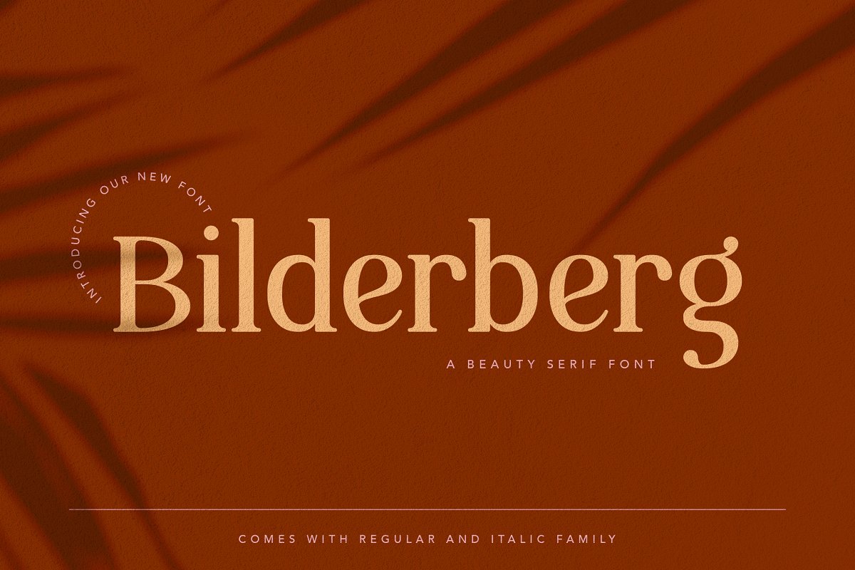 Bilderberg Beauty Serif Font