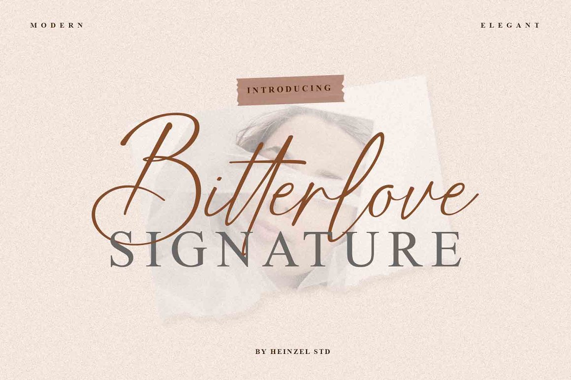 Bitterlove Signature Font