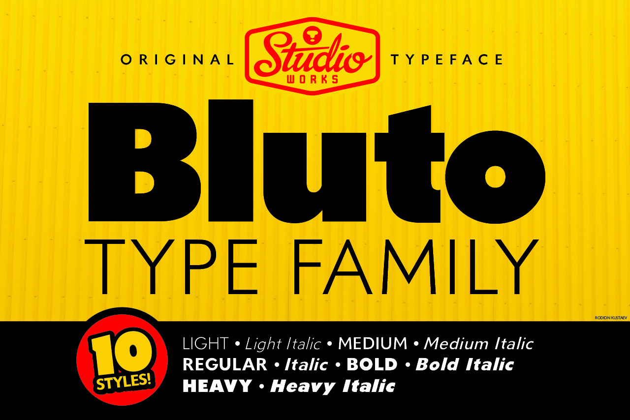 Bluto Font Family