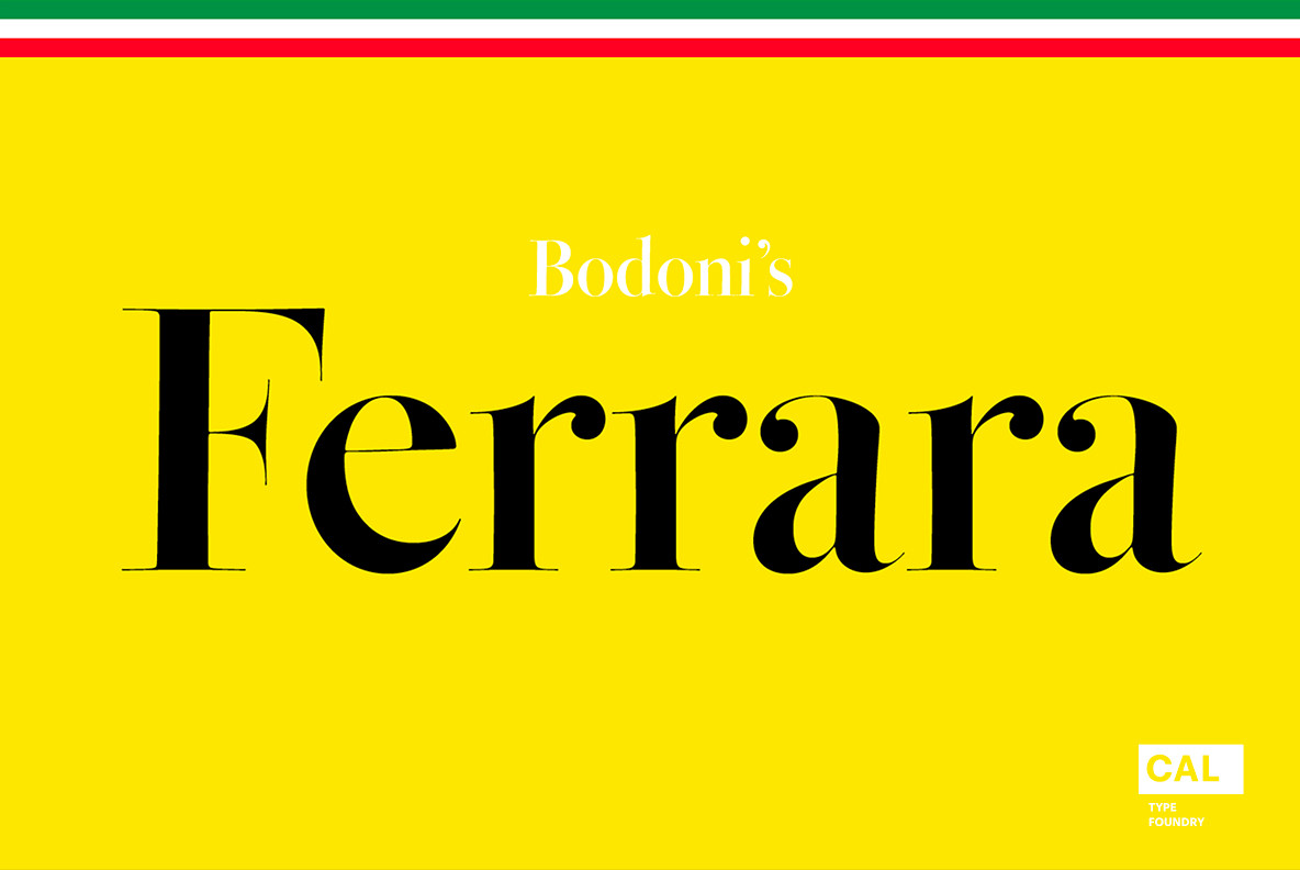Bodoni Ferrara Font Family