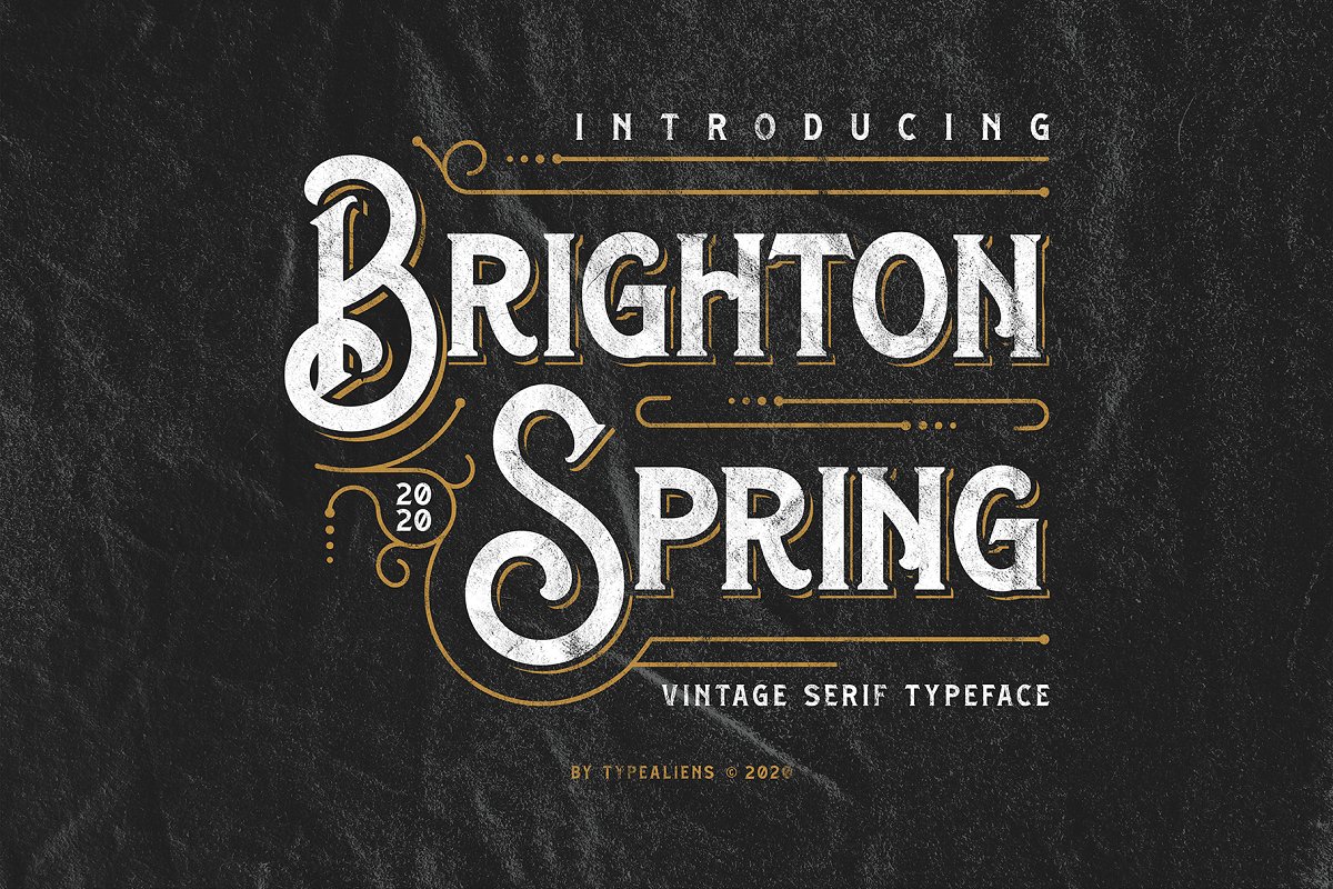 Brighton Spring Serif Typeface
