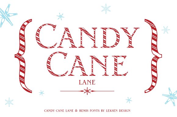 Candy Cane Font