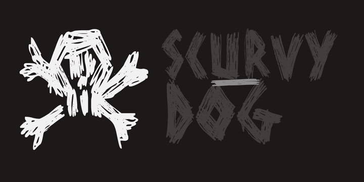 DK Scurvy Dog font