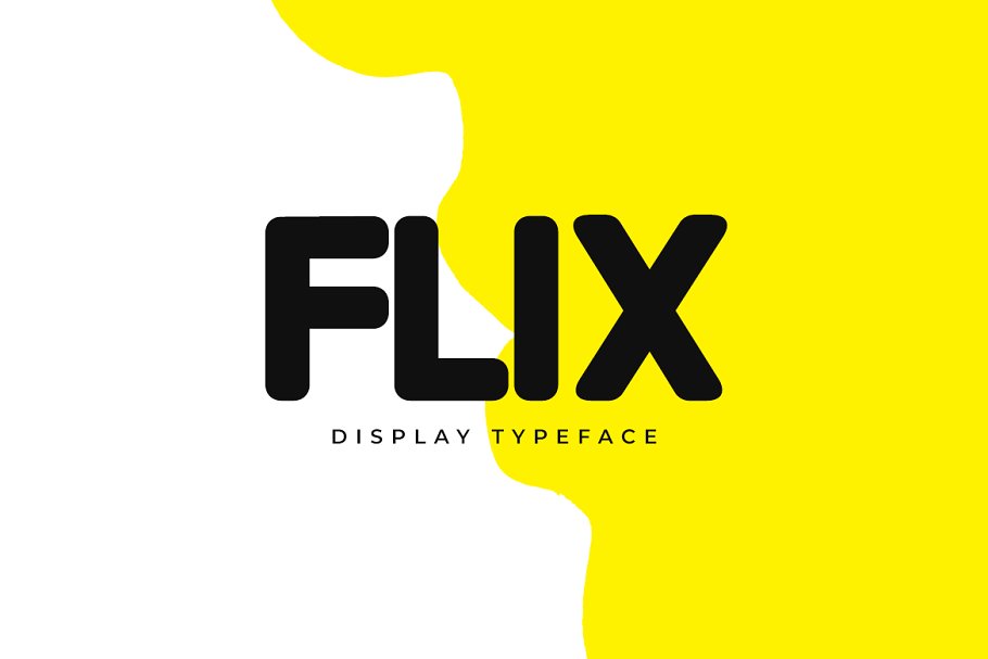 FLIX Unique Display Logo Typeface