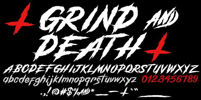 Grind And Death Font