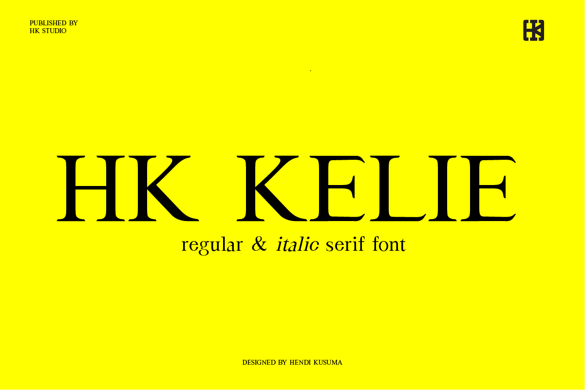 HK Kelie Font