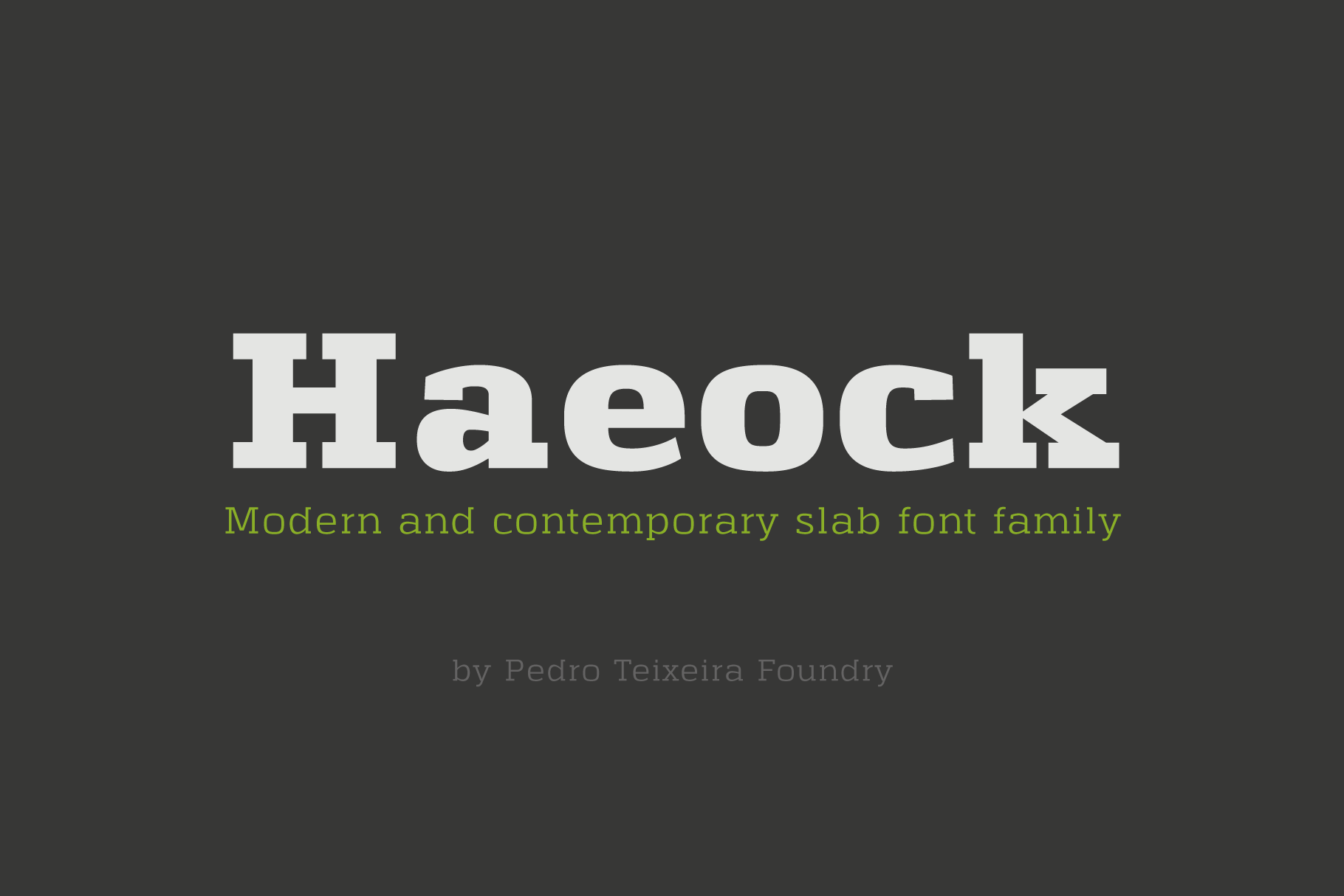 Haeock Font Family