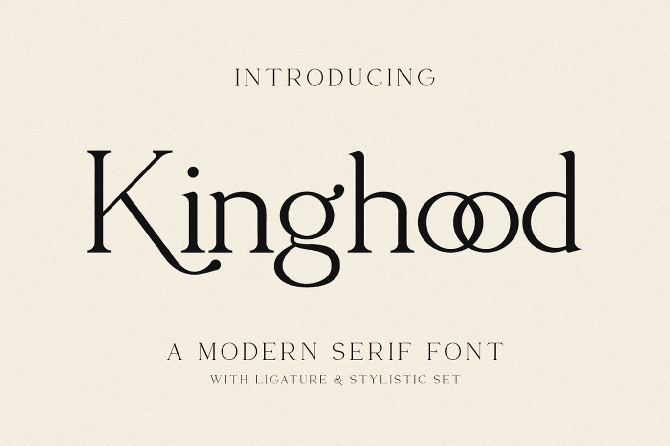Kinghood Font