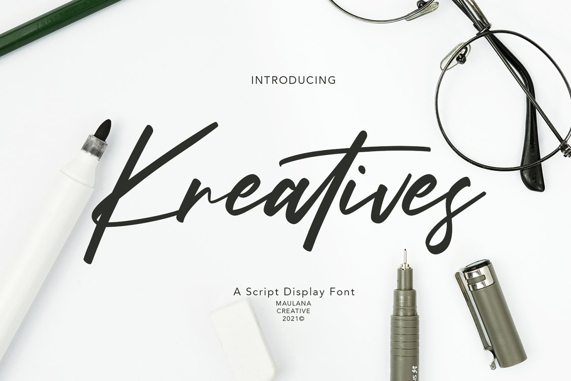 Kreatives Font