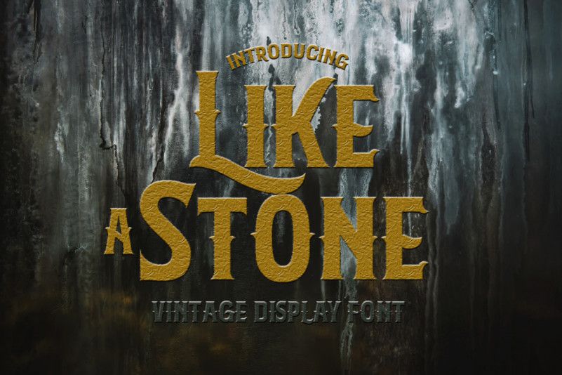 LikeAStone Vintage Font