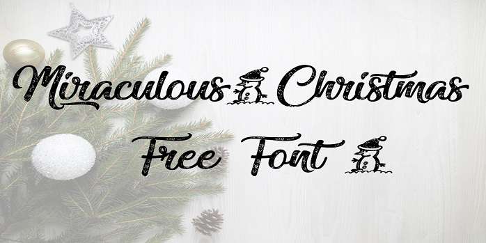 Miraculous Christmas Font