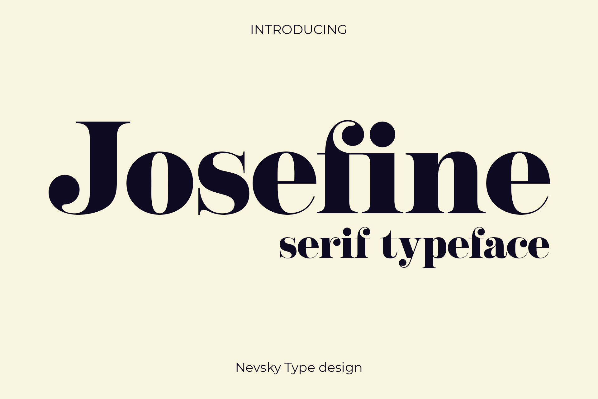 NT Josefine Typeface