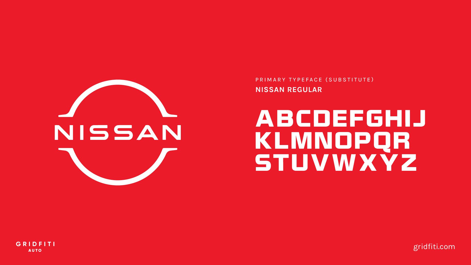Nissan Logo Font