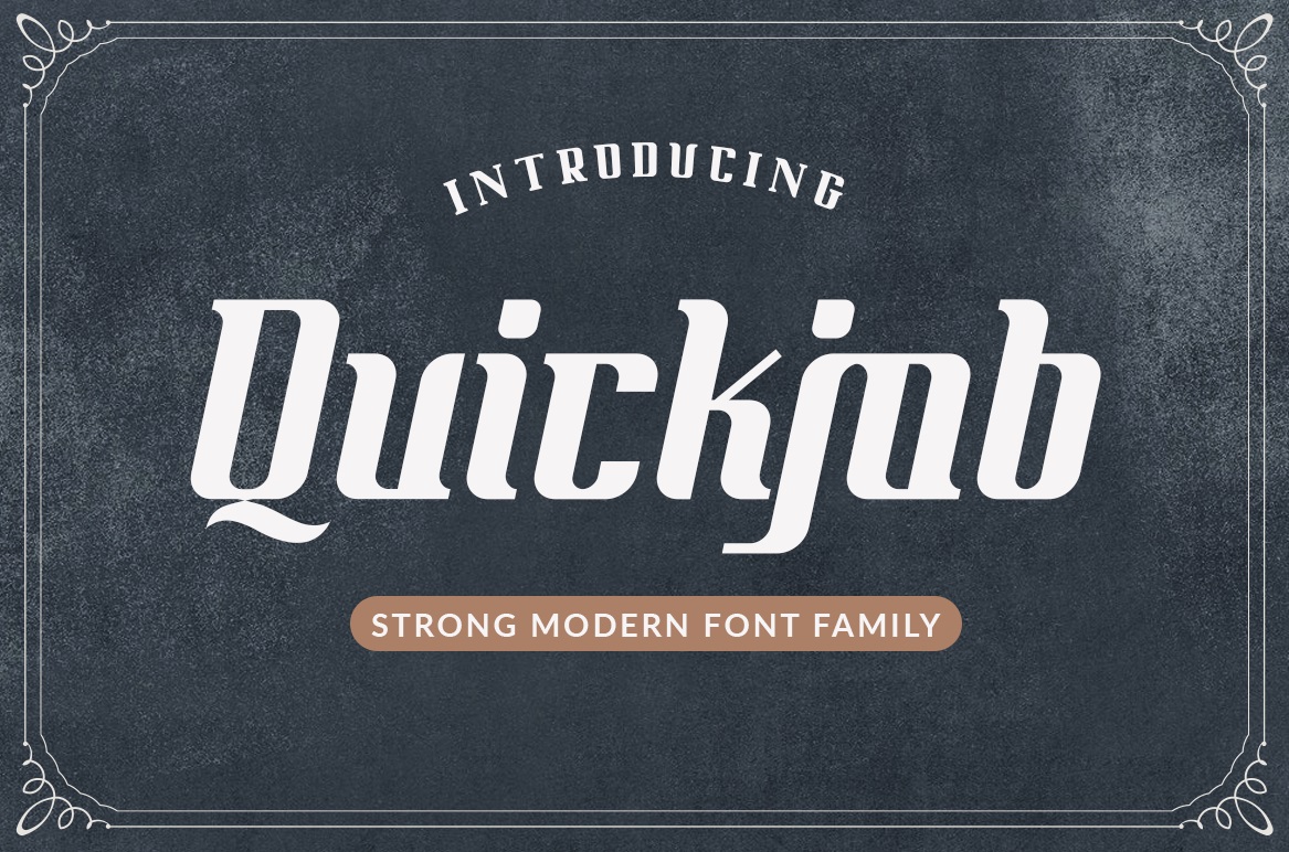 Quickjob Display Font