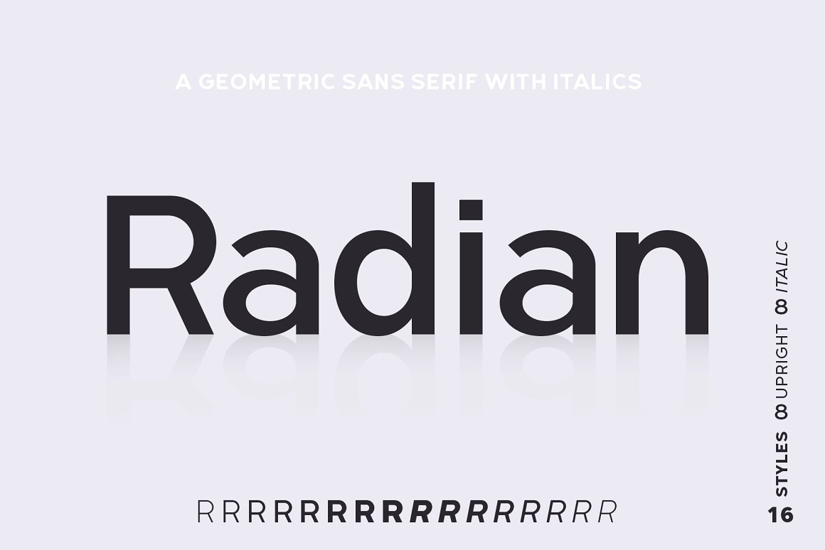 Radian Font Family