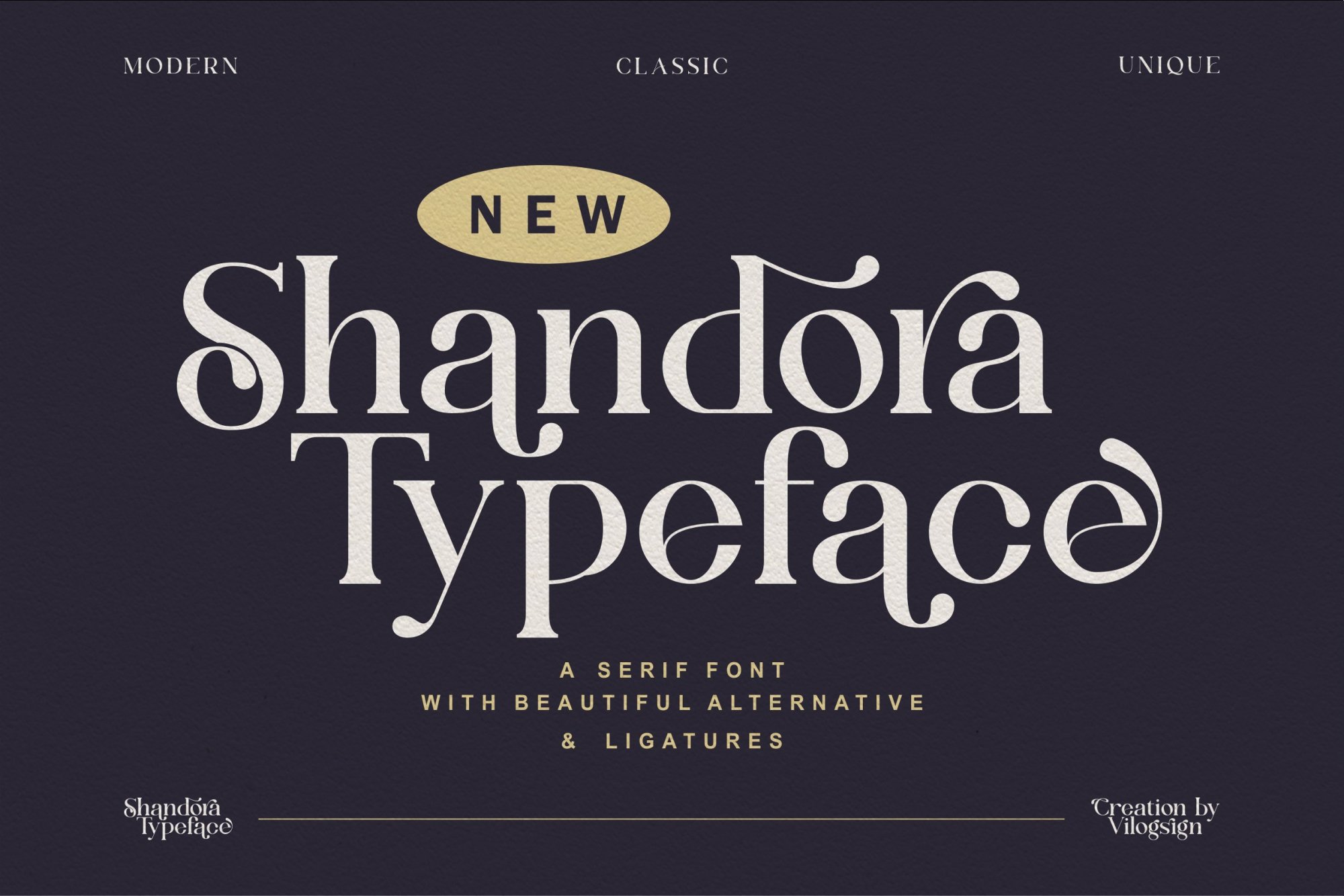 Shandora Typeface