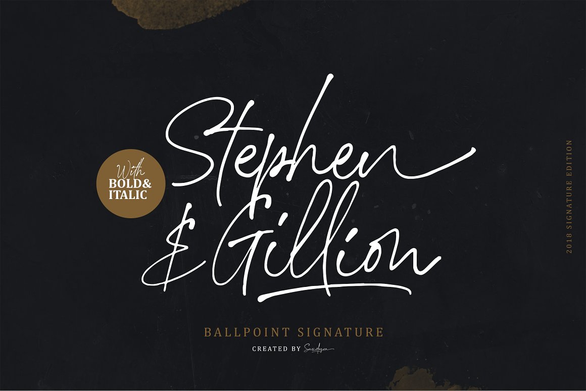 Stephen Gillion Font