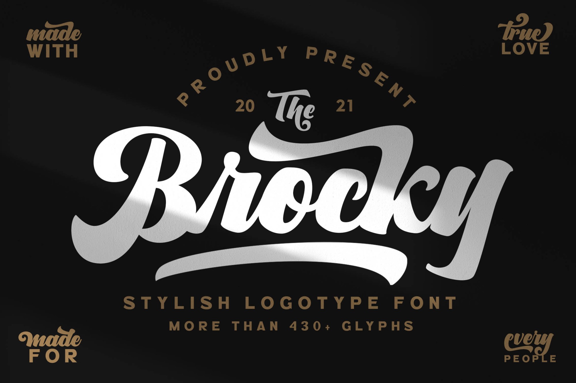 The Brocky Font
