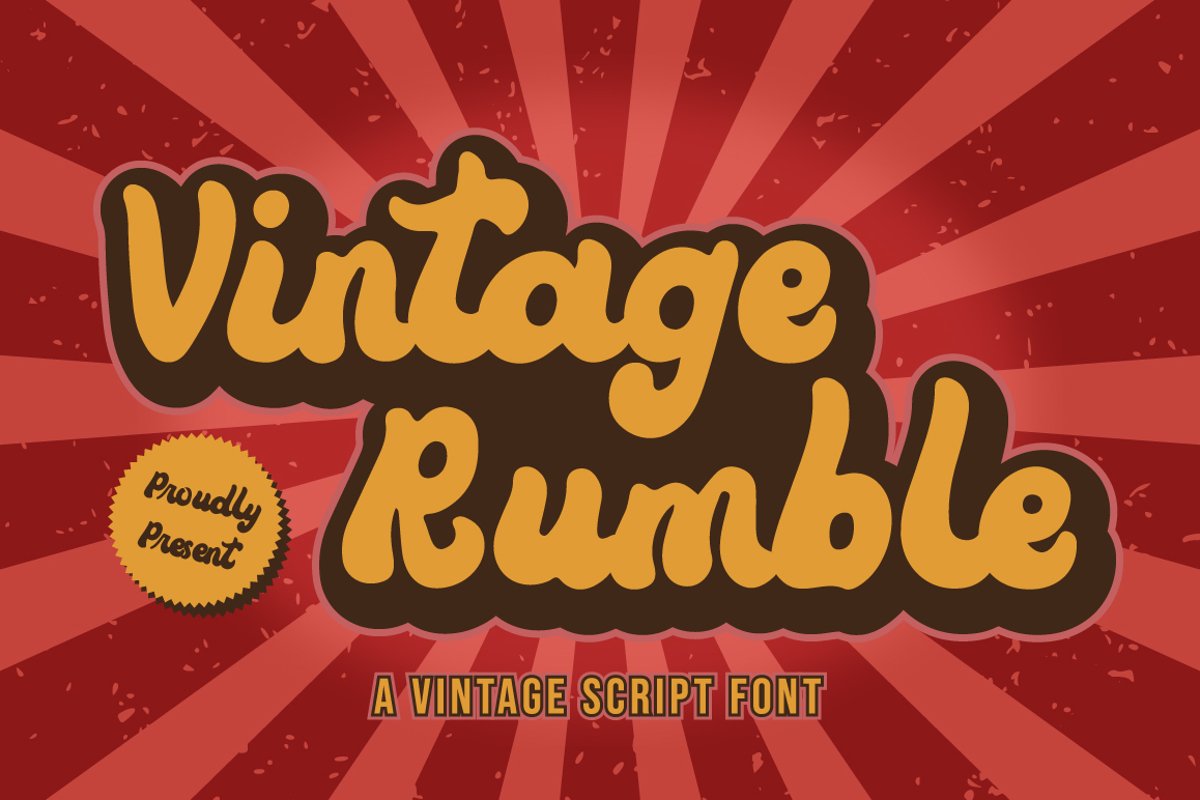 Vintage Rumble Font