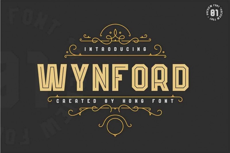 Wynford Display Font