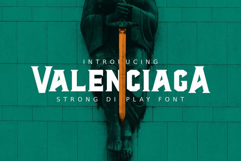 Al Valenciaga Display Font