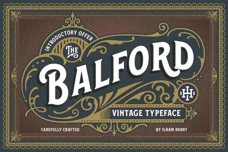 Balford Vintage Typeface