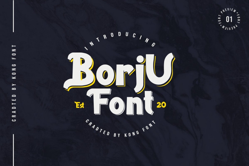 Borju Display Font