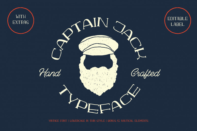 Captain Jack Serif Font