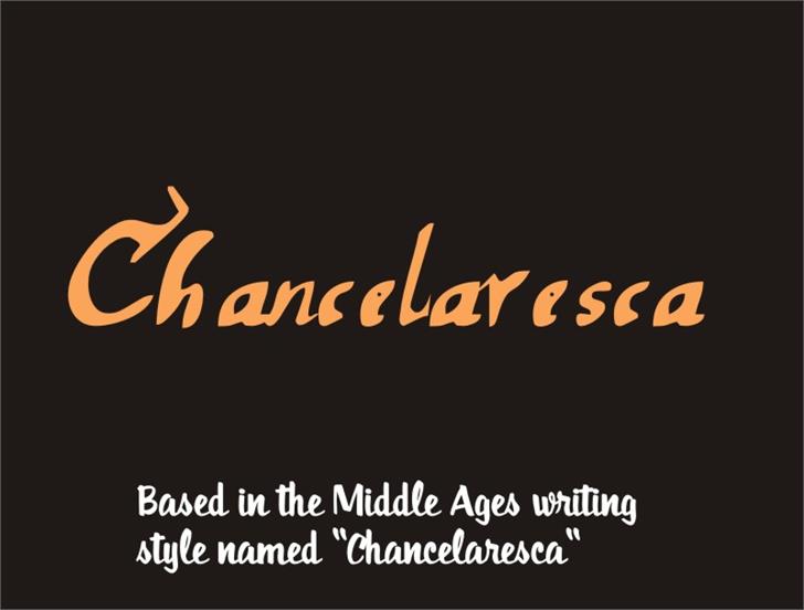Chancelaresca font