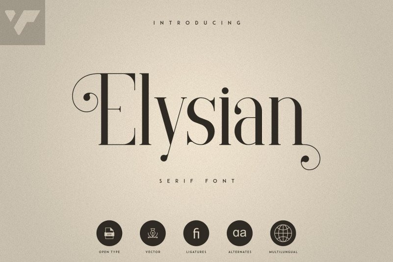 Elysian Serif Font