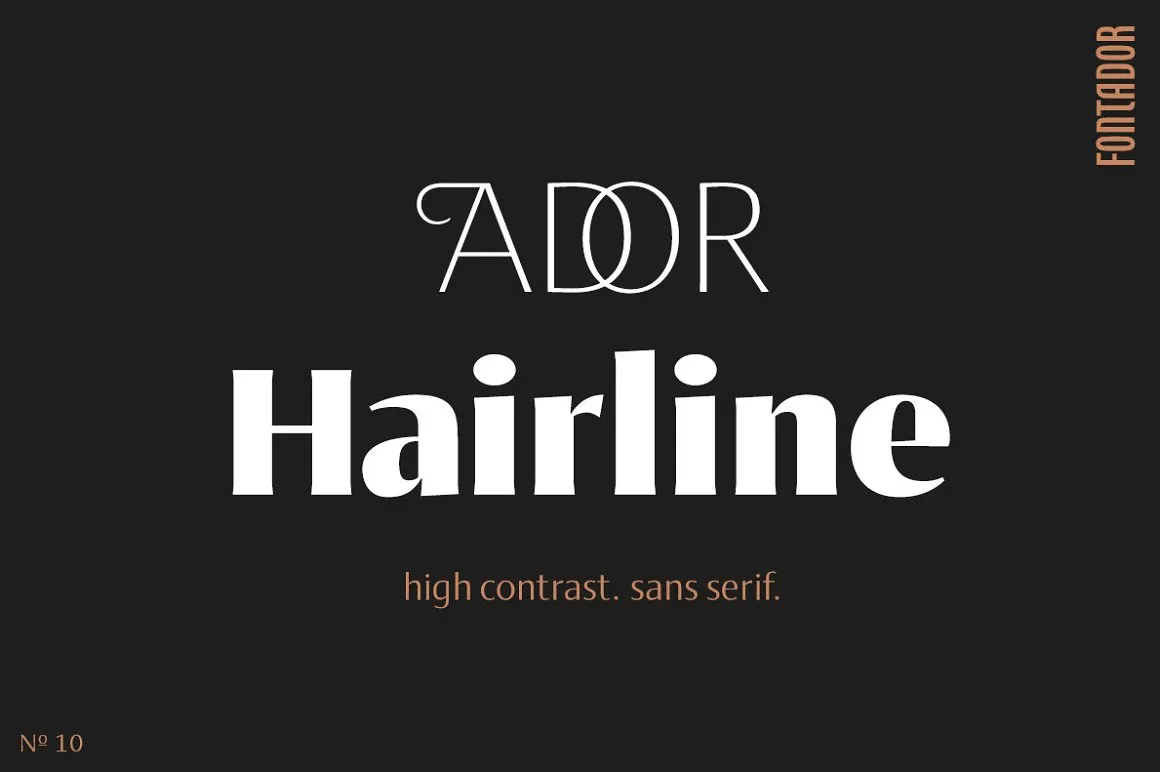 Ador Hairline Font