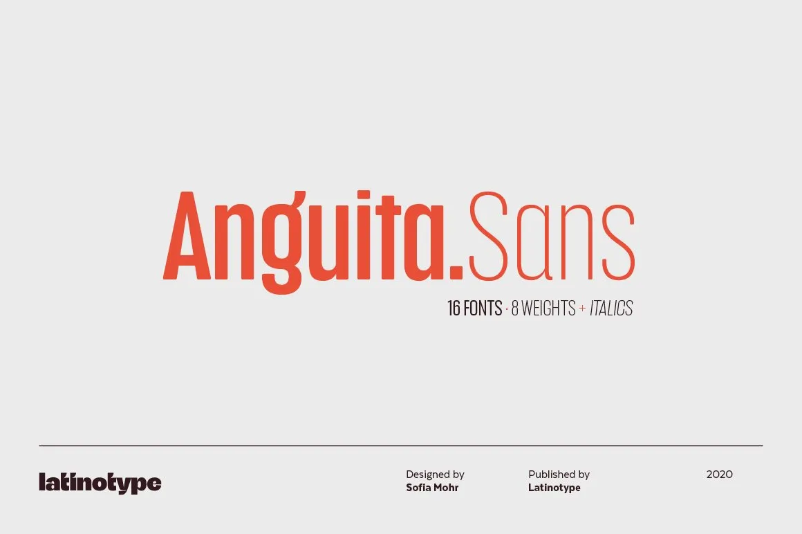Anguita Sans Font Family