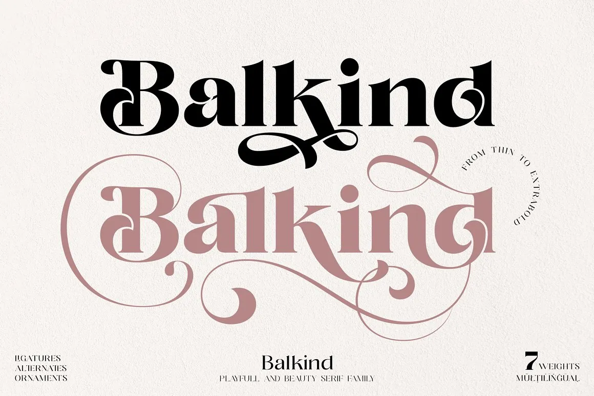 Balkind Serif Font