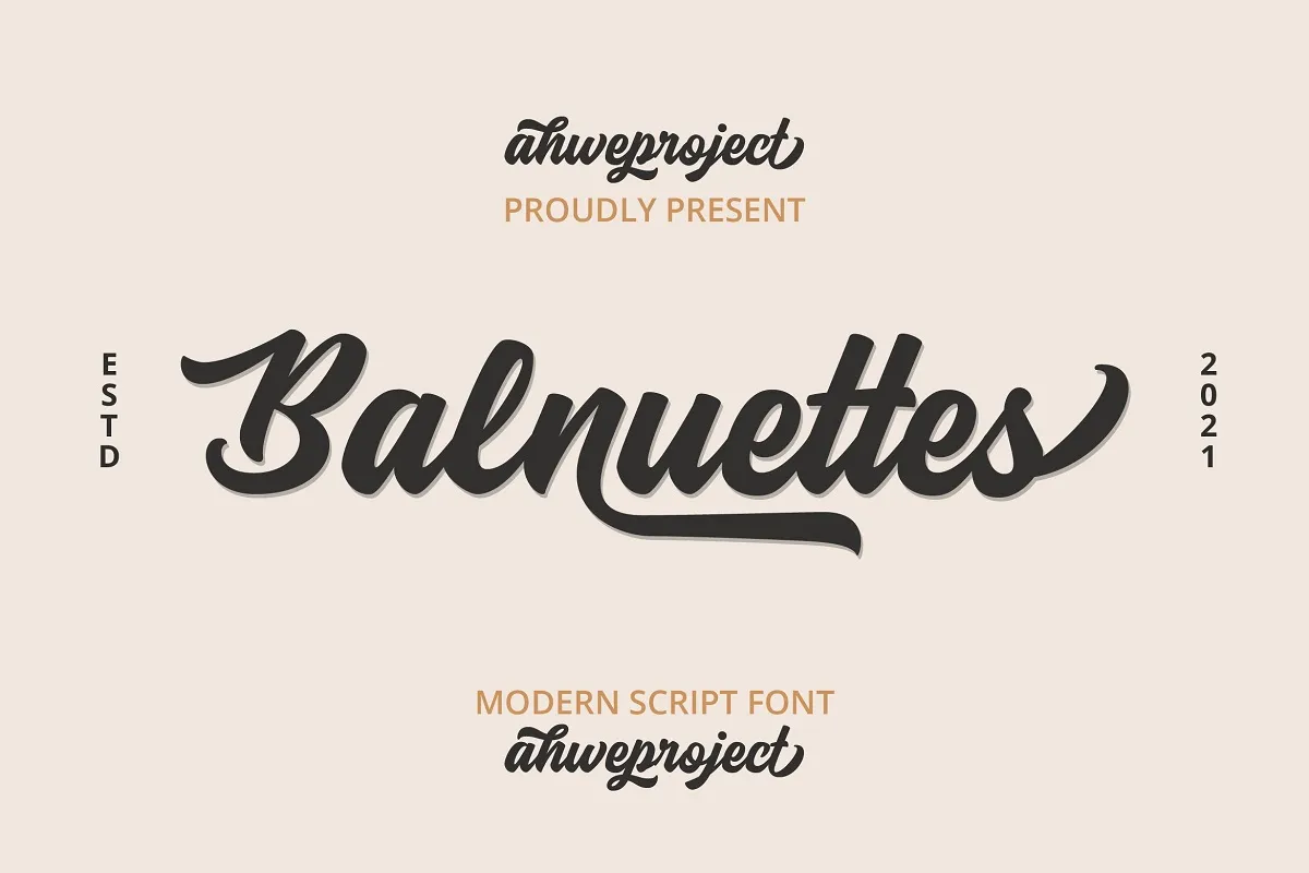Balnuettes Font