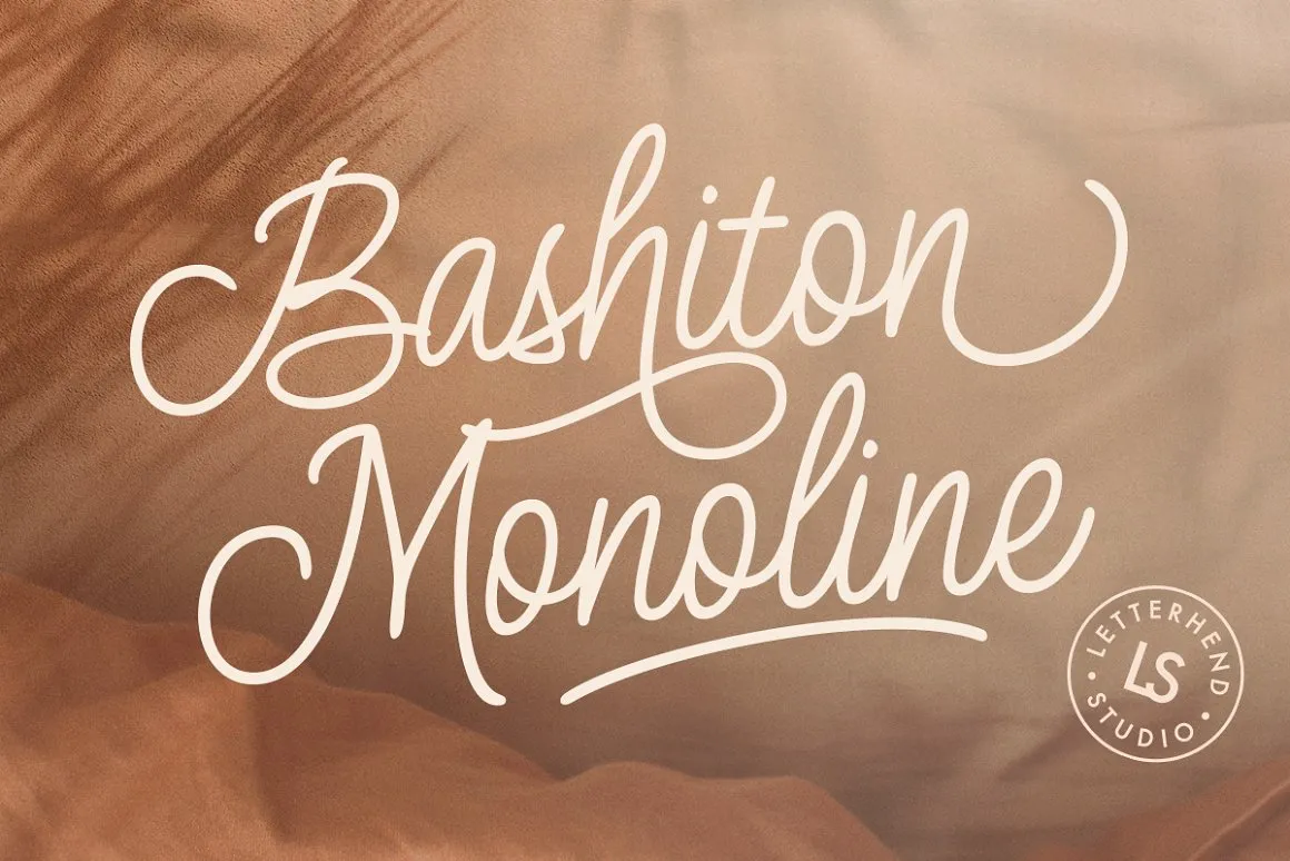 Bashiton Monoline Font