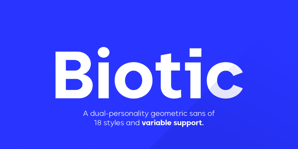 Biotic Font Family