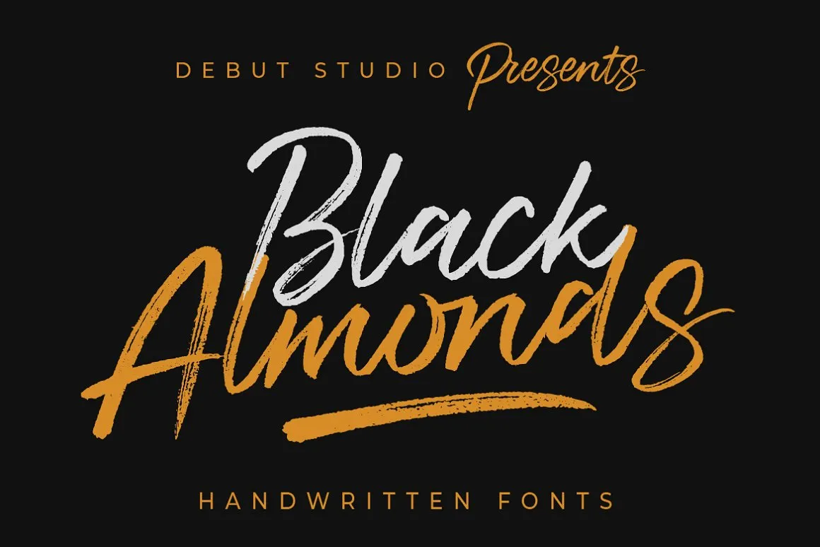 Black Almonds Font
