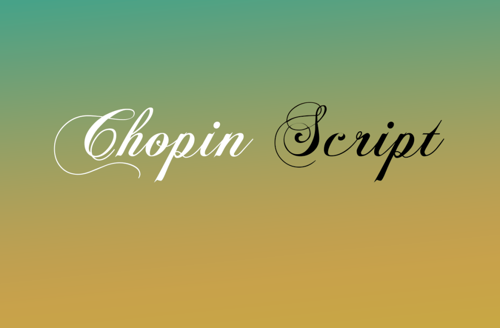 chopin script font free download for mac