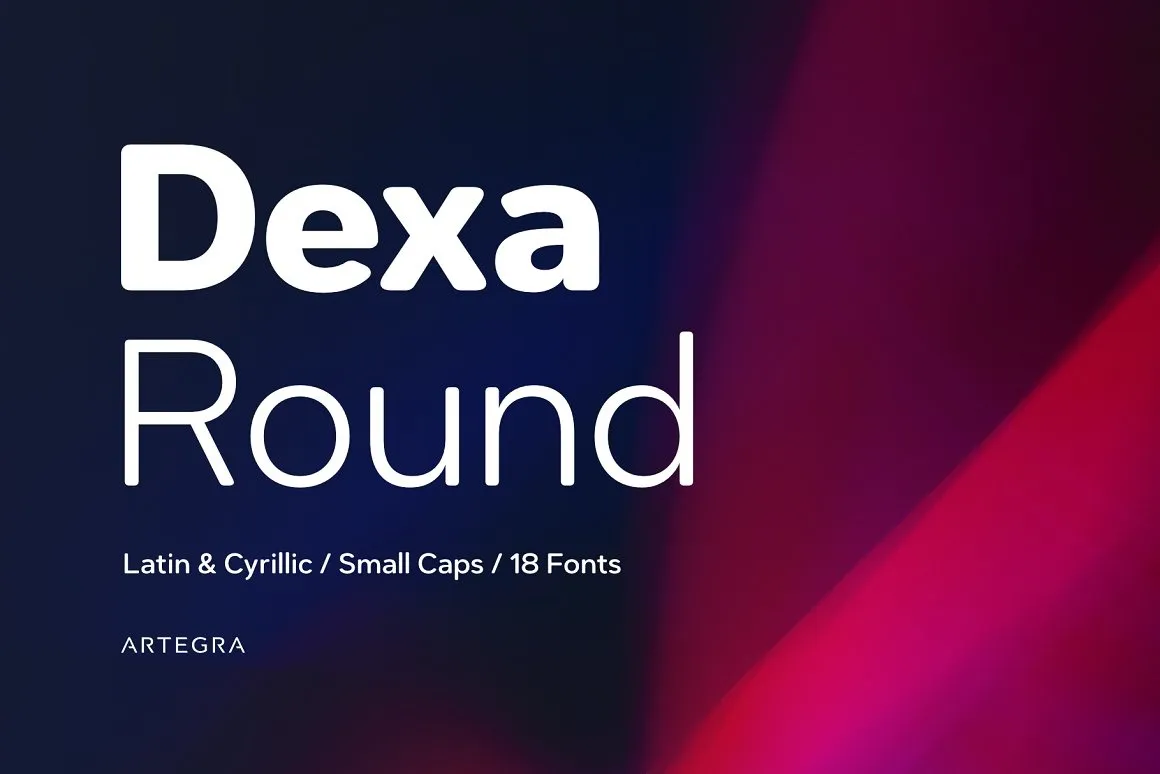 Dexa Round Font Family
