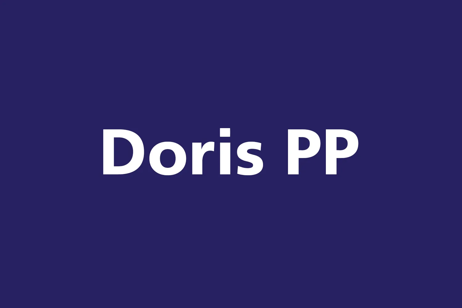 Doris PP Font