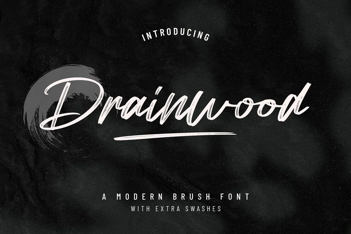 Drainwood Font