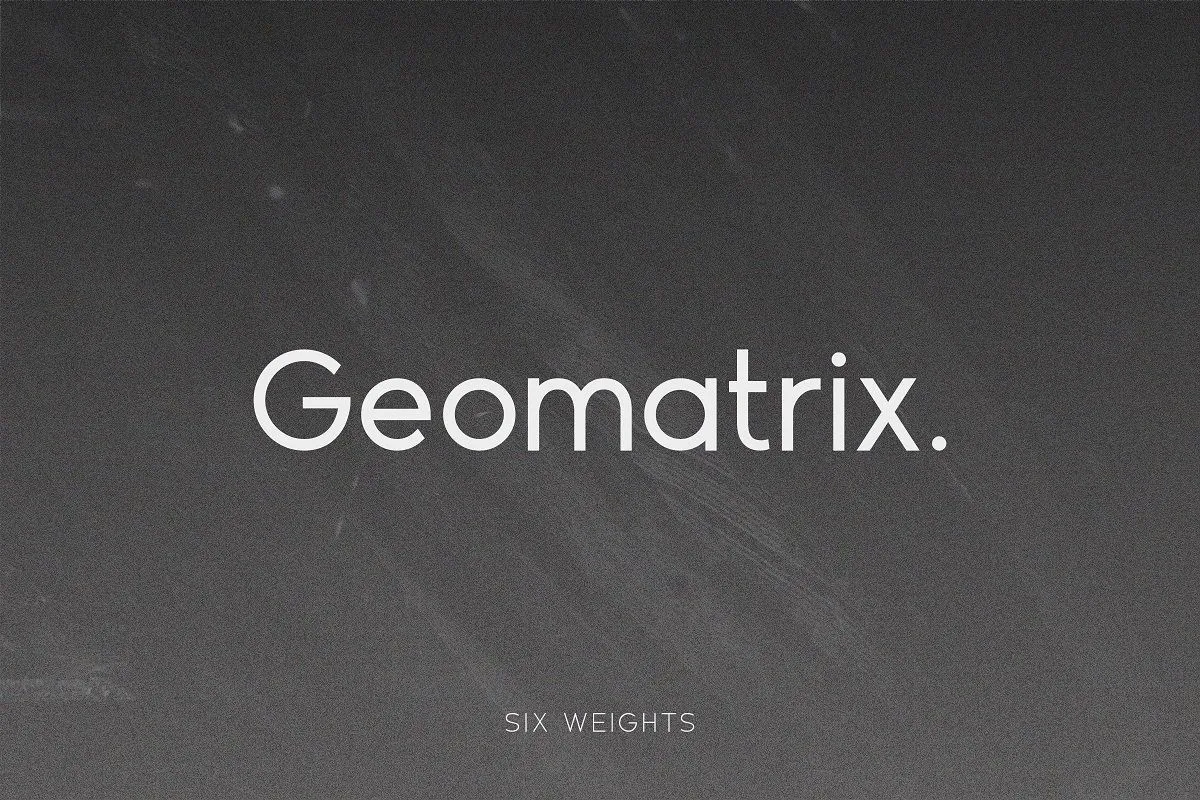 Geomatrix Font Family